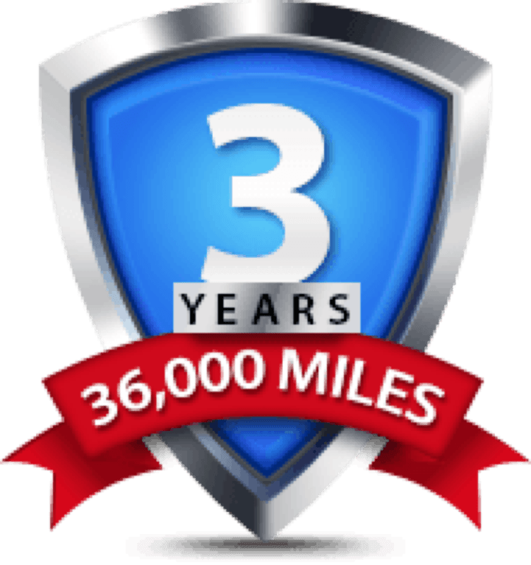 3-Year/36,000-Mile Warranty